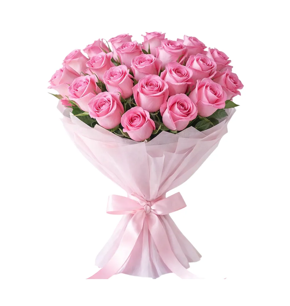 Enchanting Pink Rose Gift