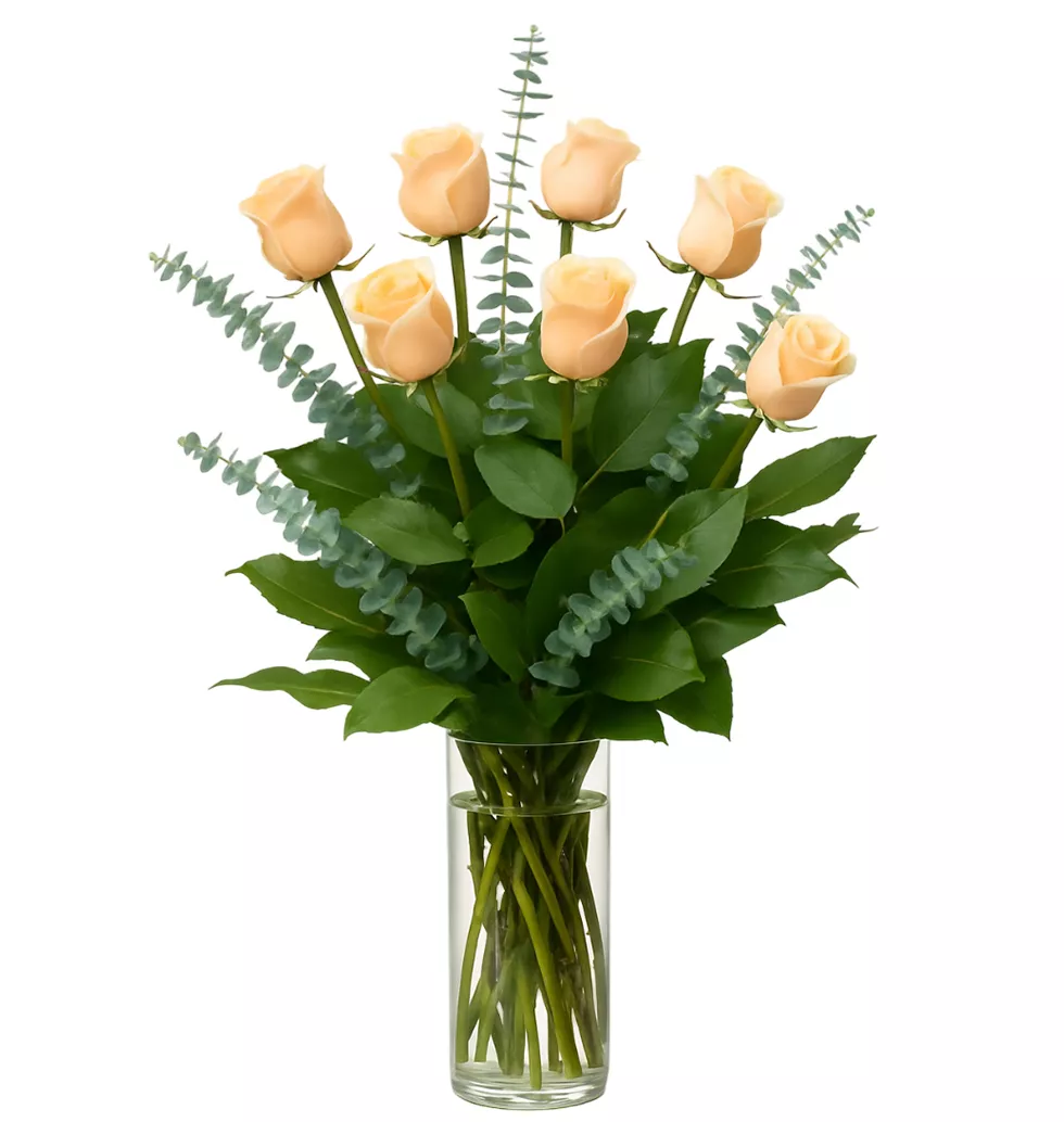 Sophisticated Eucalyptus & Rose Bouquet