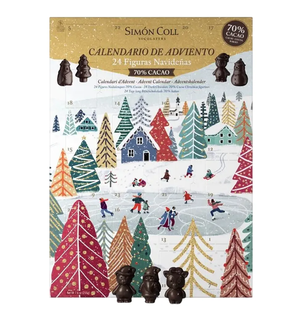 Gourmet 3D Chocolate Calendar Set