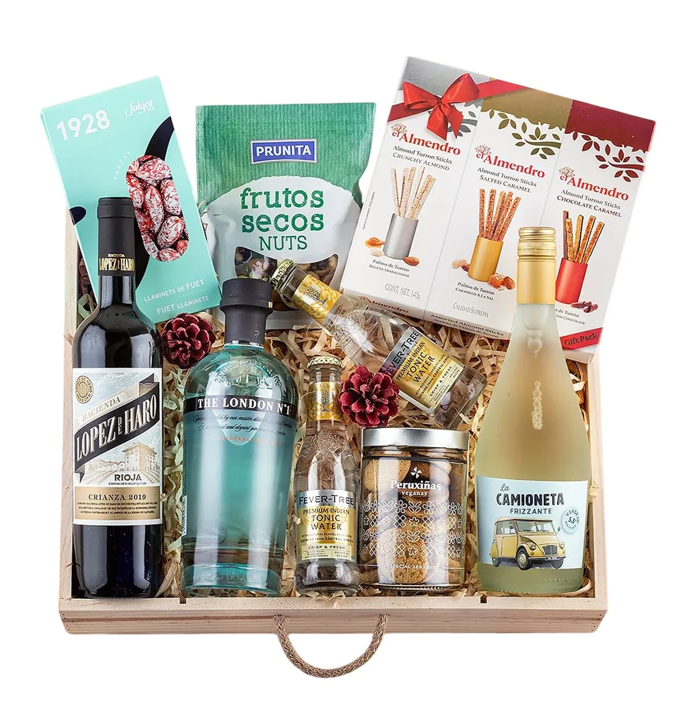 Luxury Spirits & Gourmet Treats Hamper