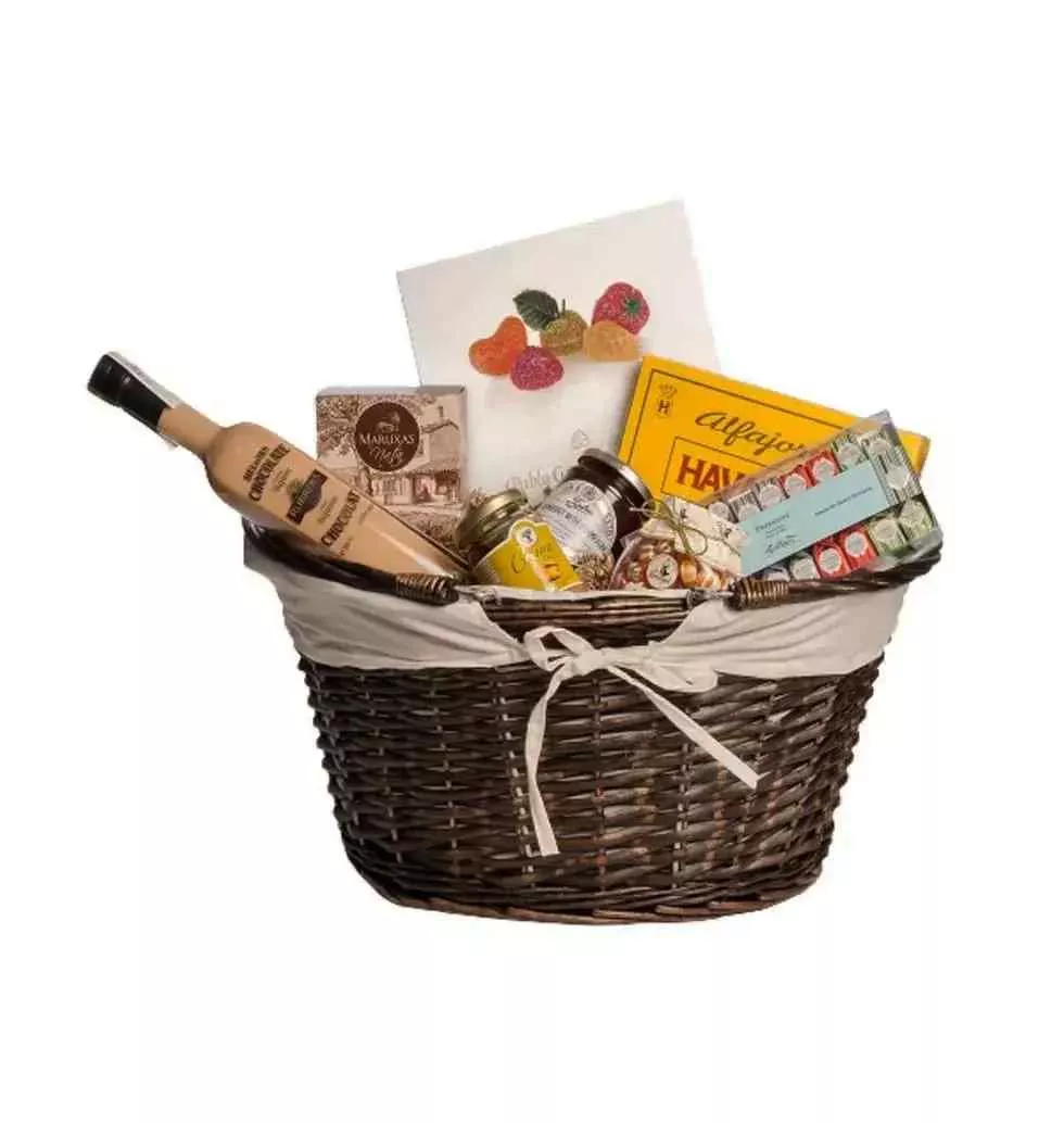 Send Basket Of Sweet Temptations To Spain