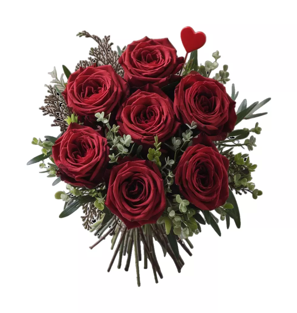 Expressive Red Ross Bouquet