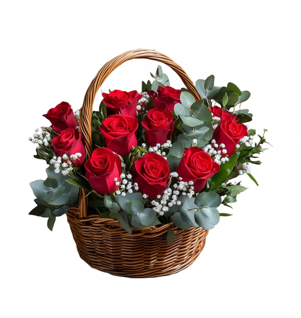 Mesmerizing Roses with Gypsophila