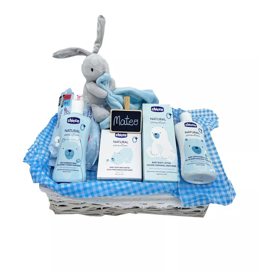 Fabulous Big Baby Bathing Gift Basket of Joy