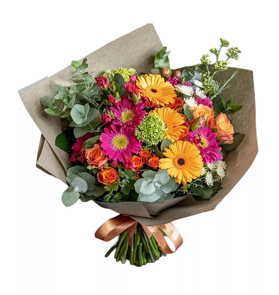 Colorful Flower Bouquet: Valencia Branch