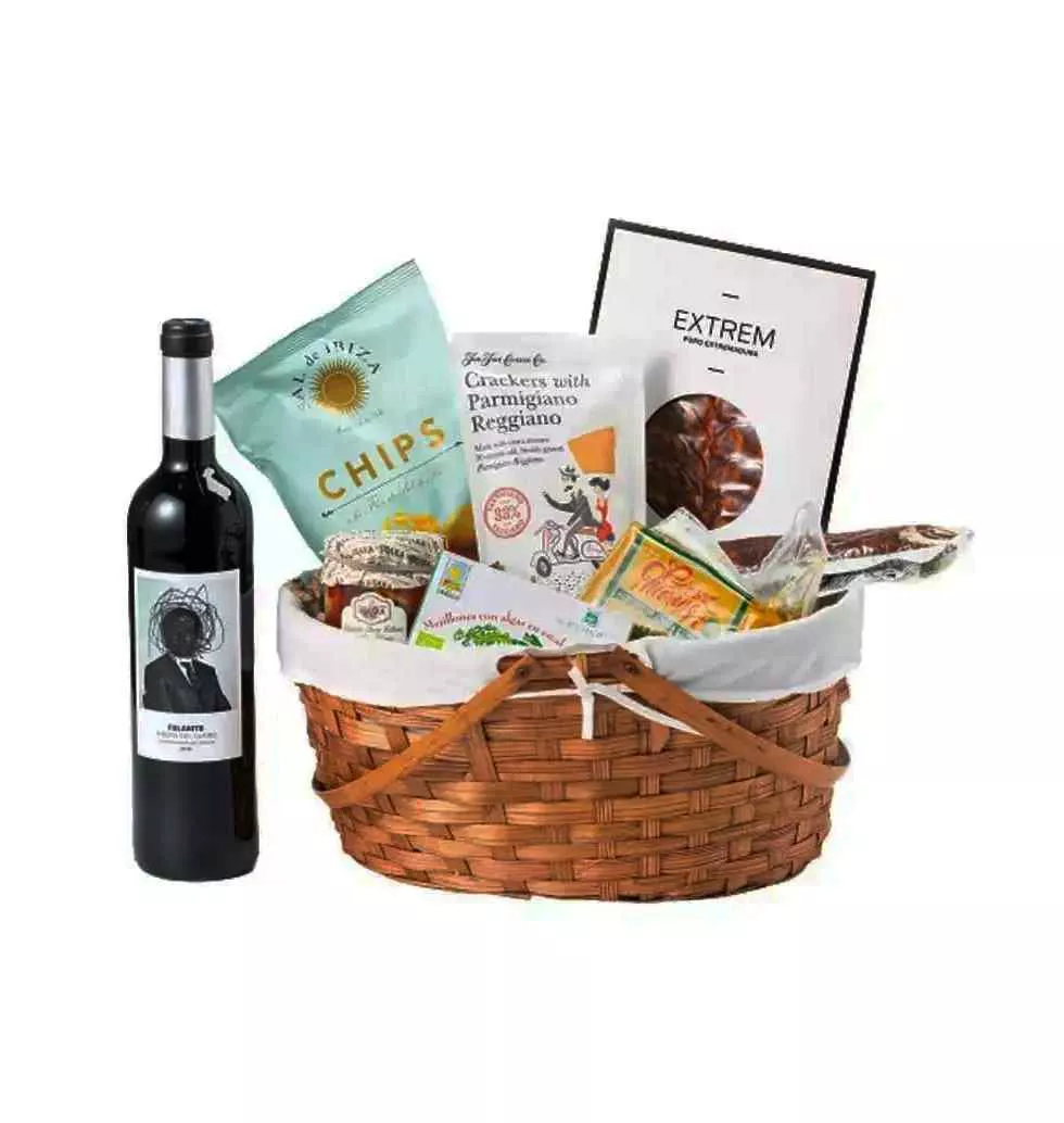 Gift Basket Of Premium Snacks