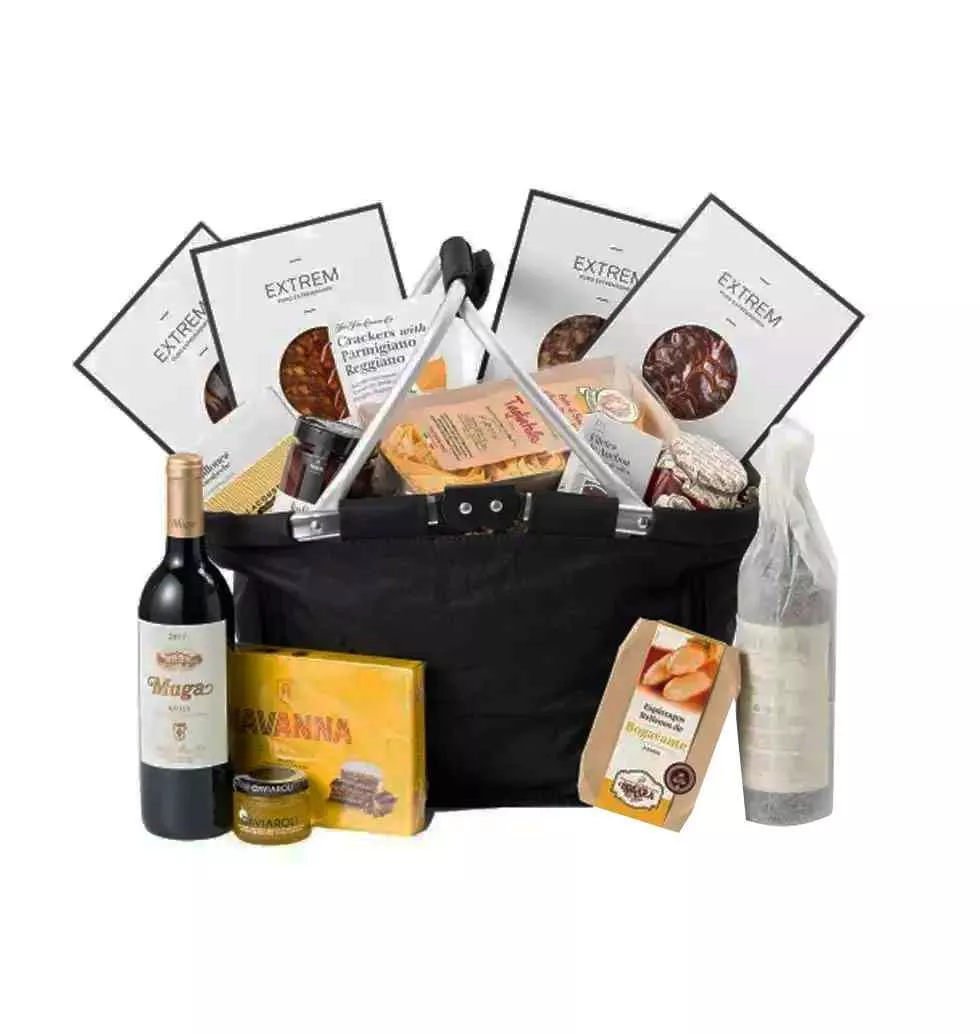 Gourmet Wine pairing Basket