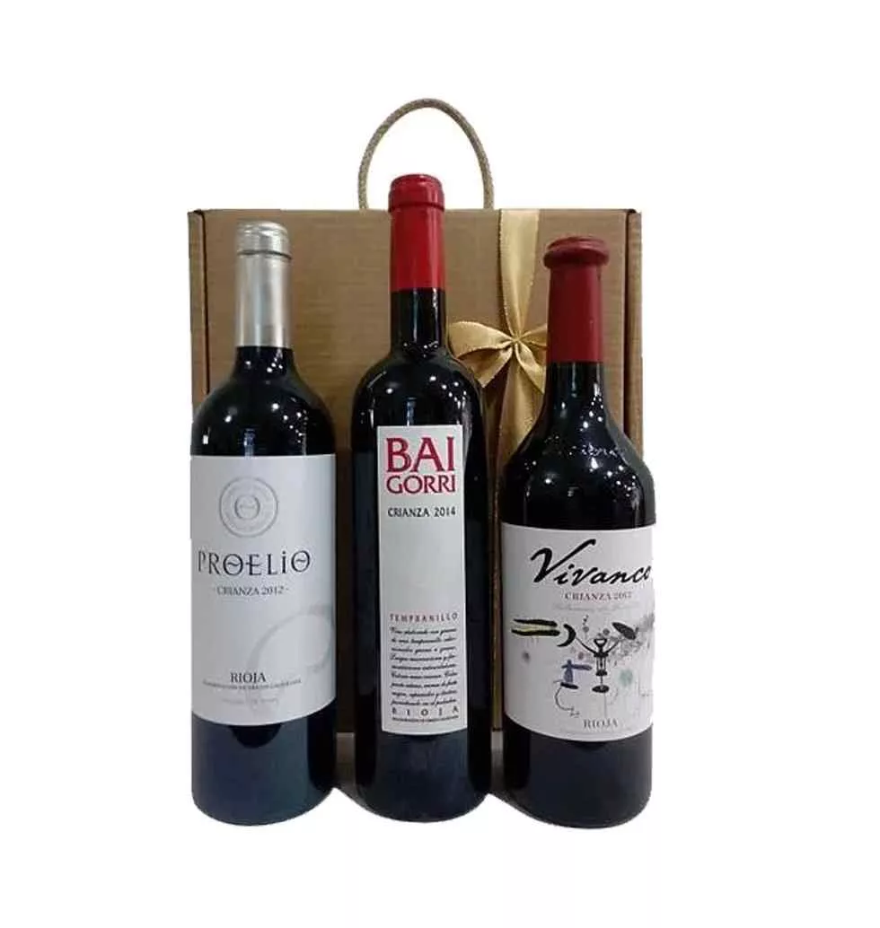 Intense Connoisseurs Choice 3 Bottles Red Wine Gift Set