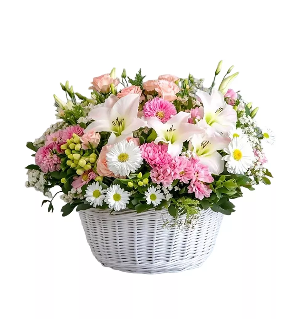 Romantic Gift: Zamora Malva Basket