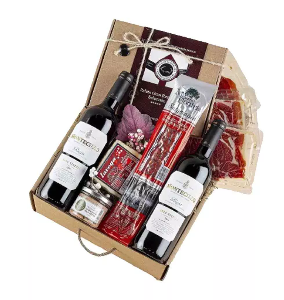 Luxurious Wine And Gourmet Gift Set