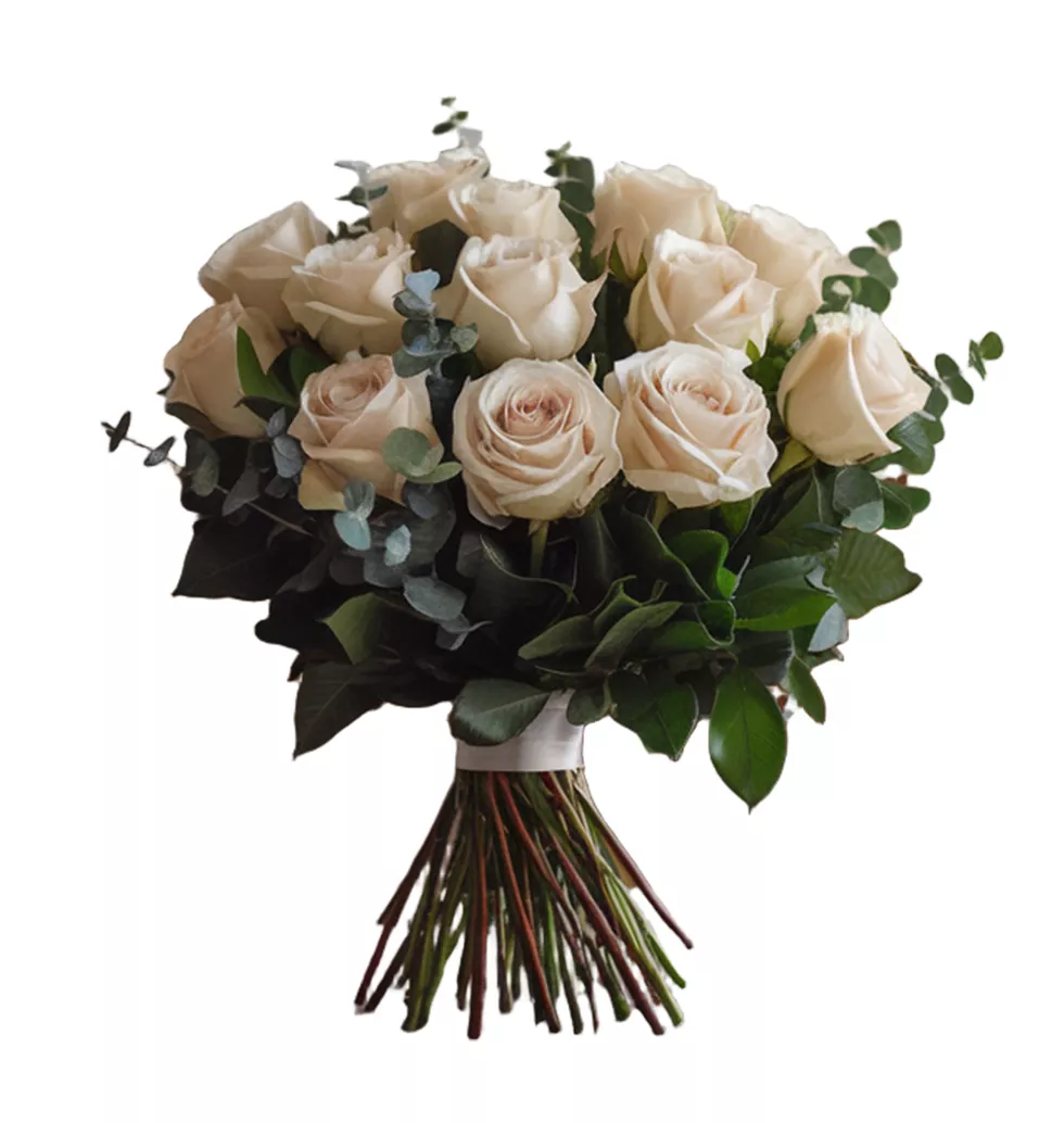 Luxe Champagne Blossom Bouquet