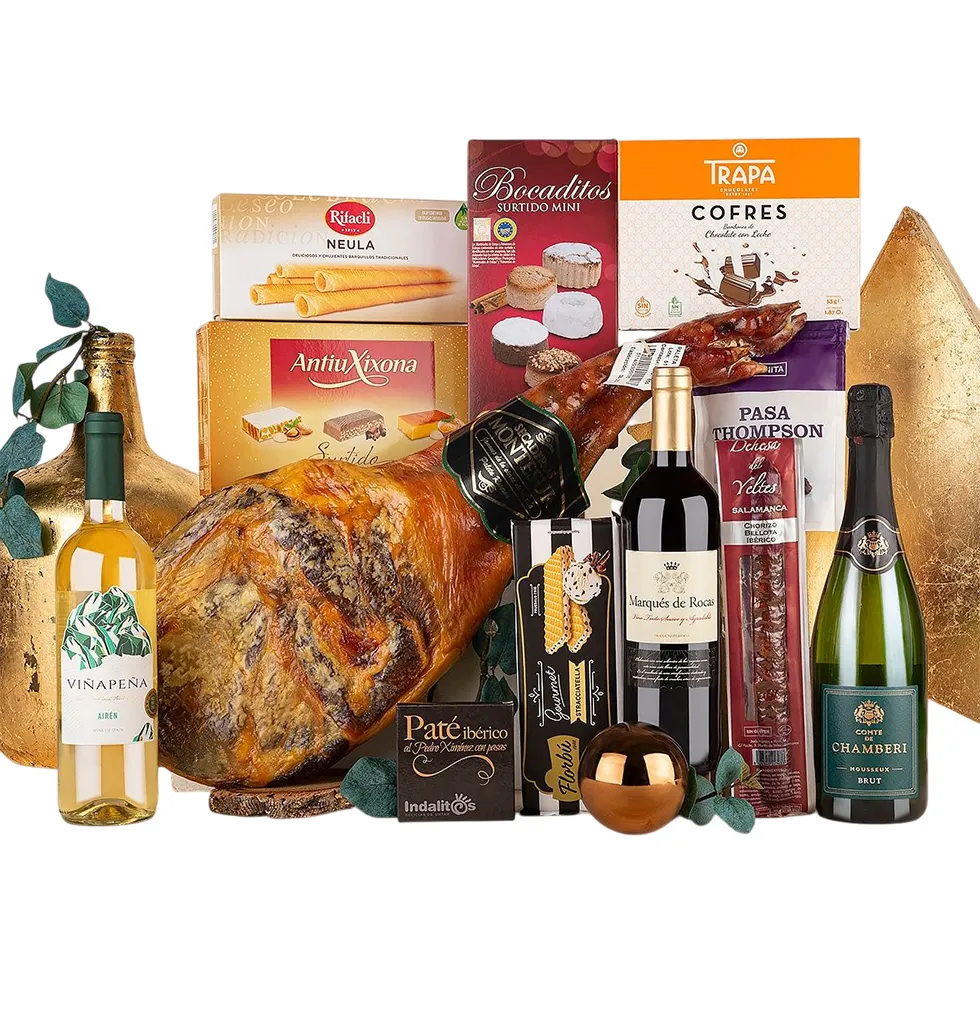 Luxury Wine And Treats Gift