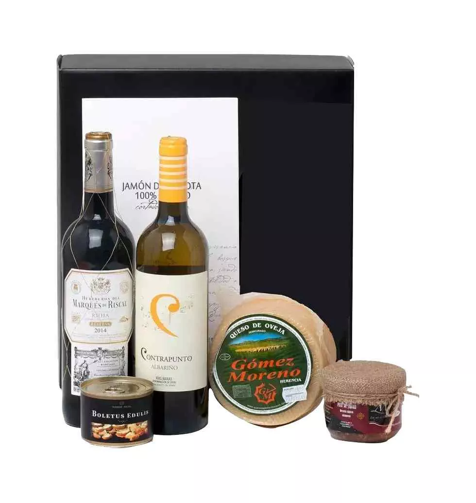 Pack With Tasty Delights and Wines