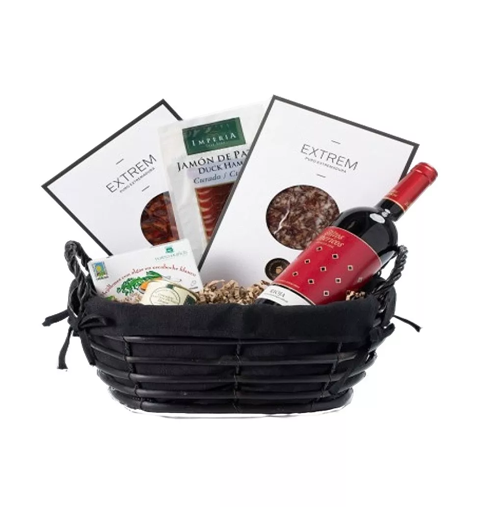 Wine and Meat Lovers Basket