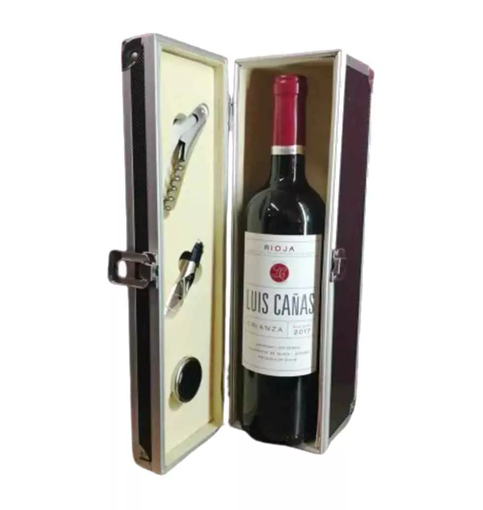 Wine And Wine Essentials Box