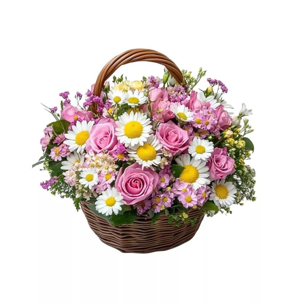 A Touch of Spring: Flower Basket
