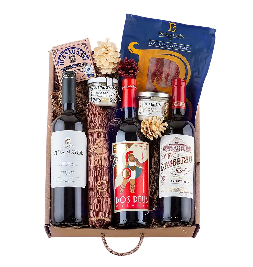 Premium Festive Wine and Gourmet Box