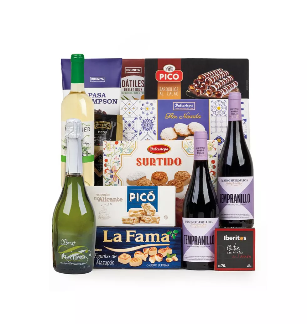 Spanish Festive Wine & Treat Pack