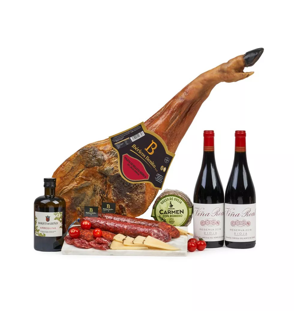 Artisan Iberian Meats & Wine Pack