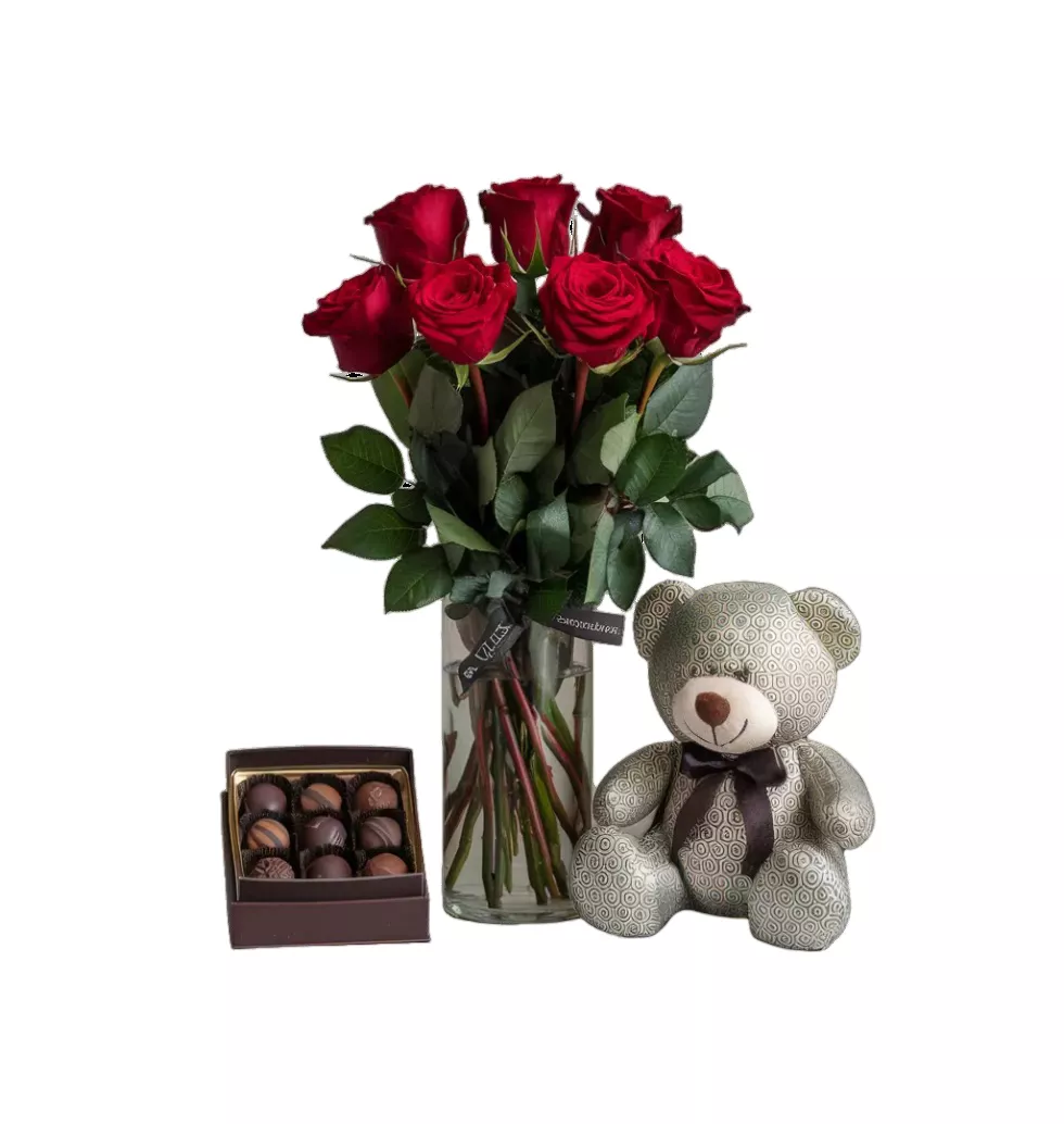 Sweet Embrace Rose Package