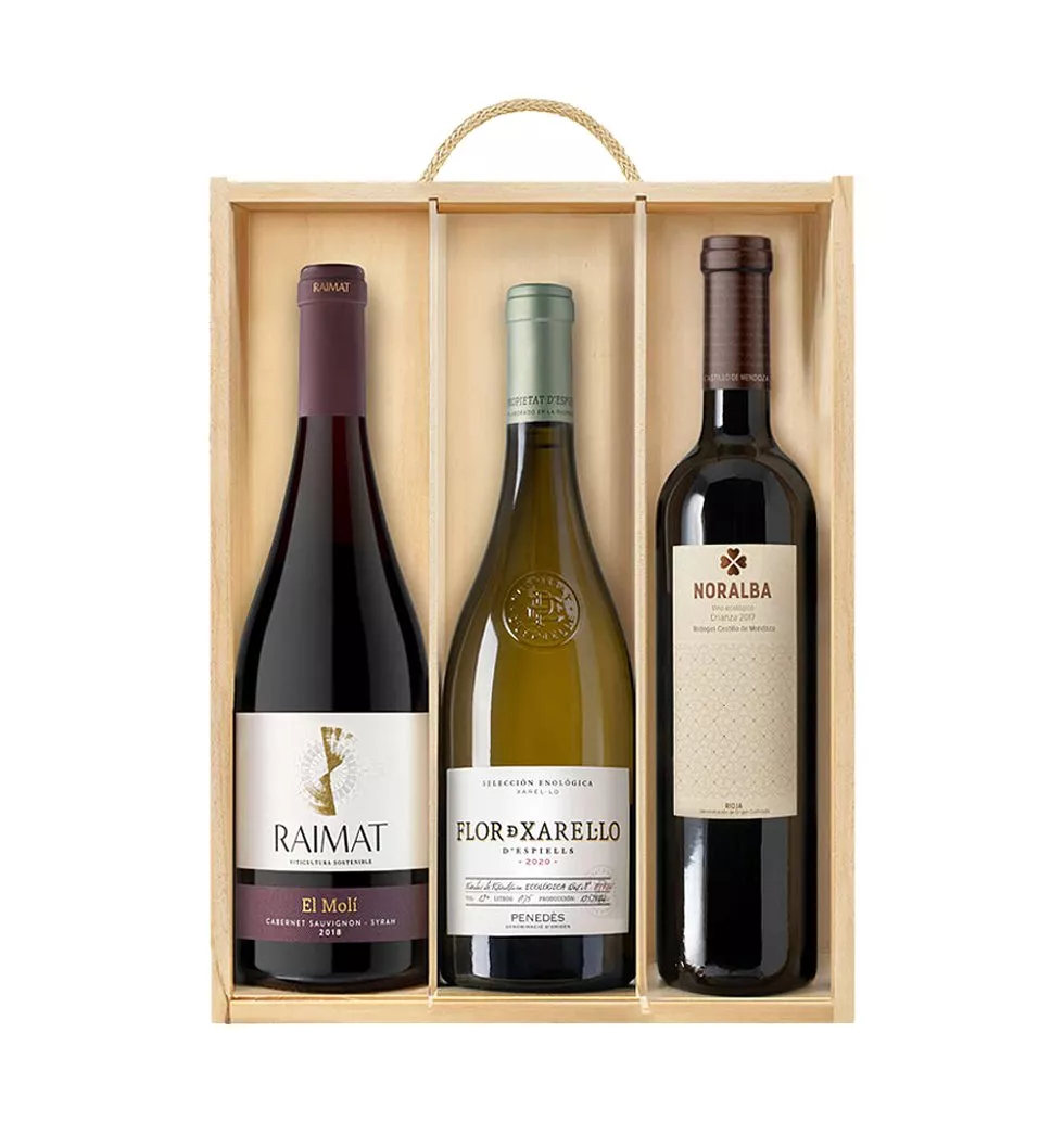 Eco Sommelier Lot In Wooden Box