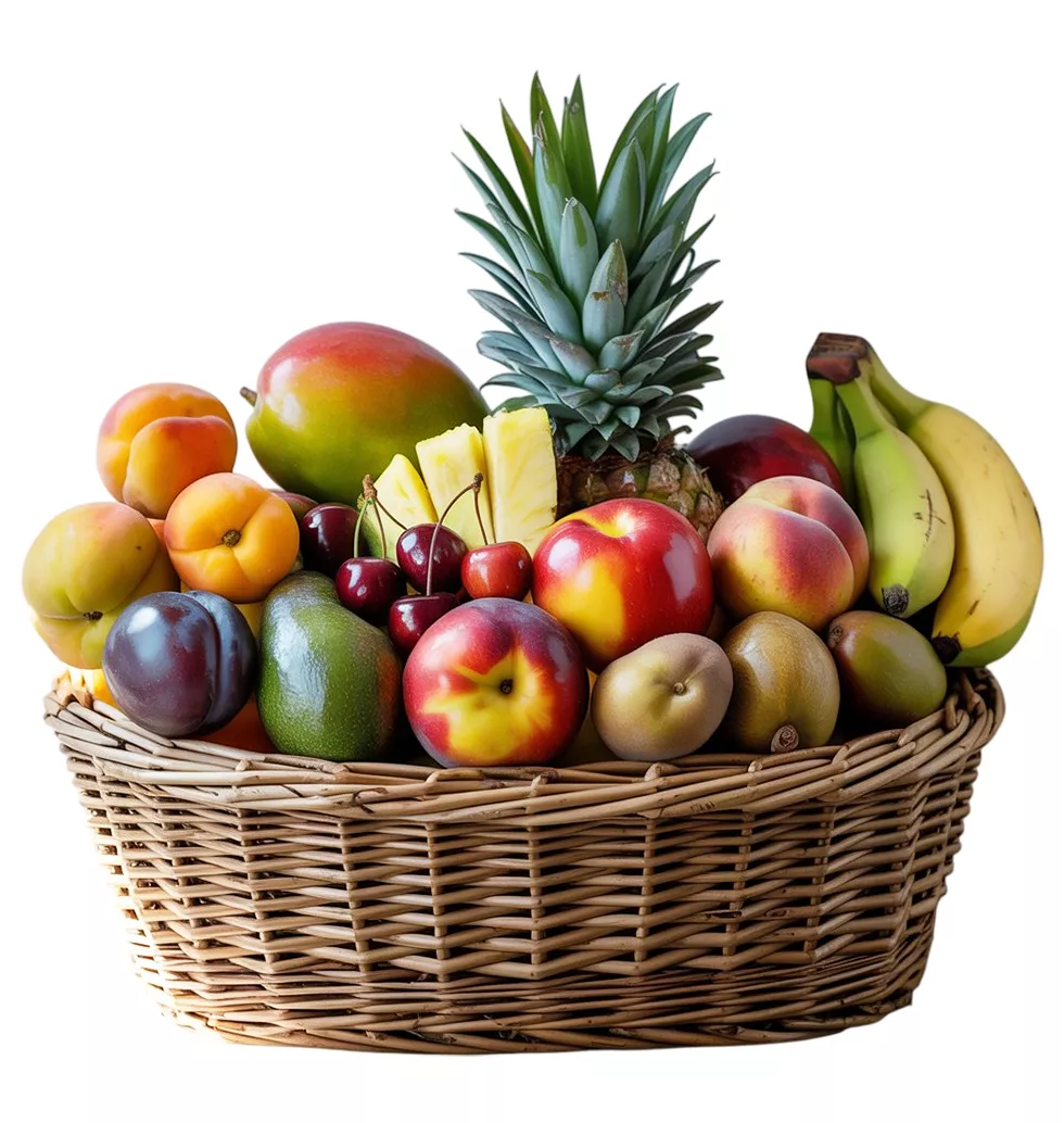 Freshly Picked Fruit Basket