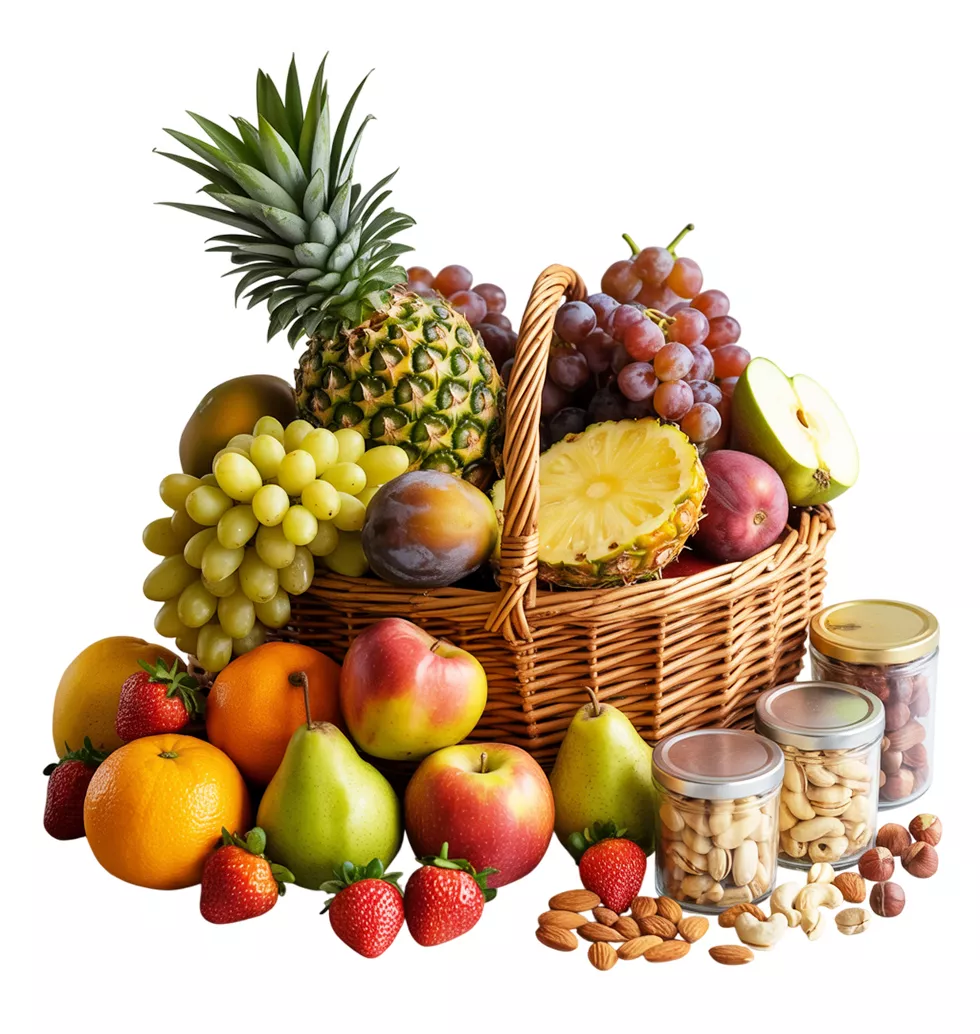 Nutritious Harvest Fruits & Nuts Basket