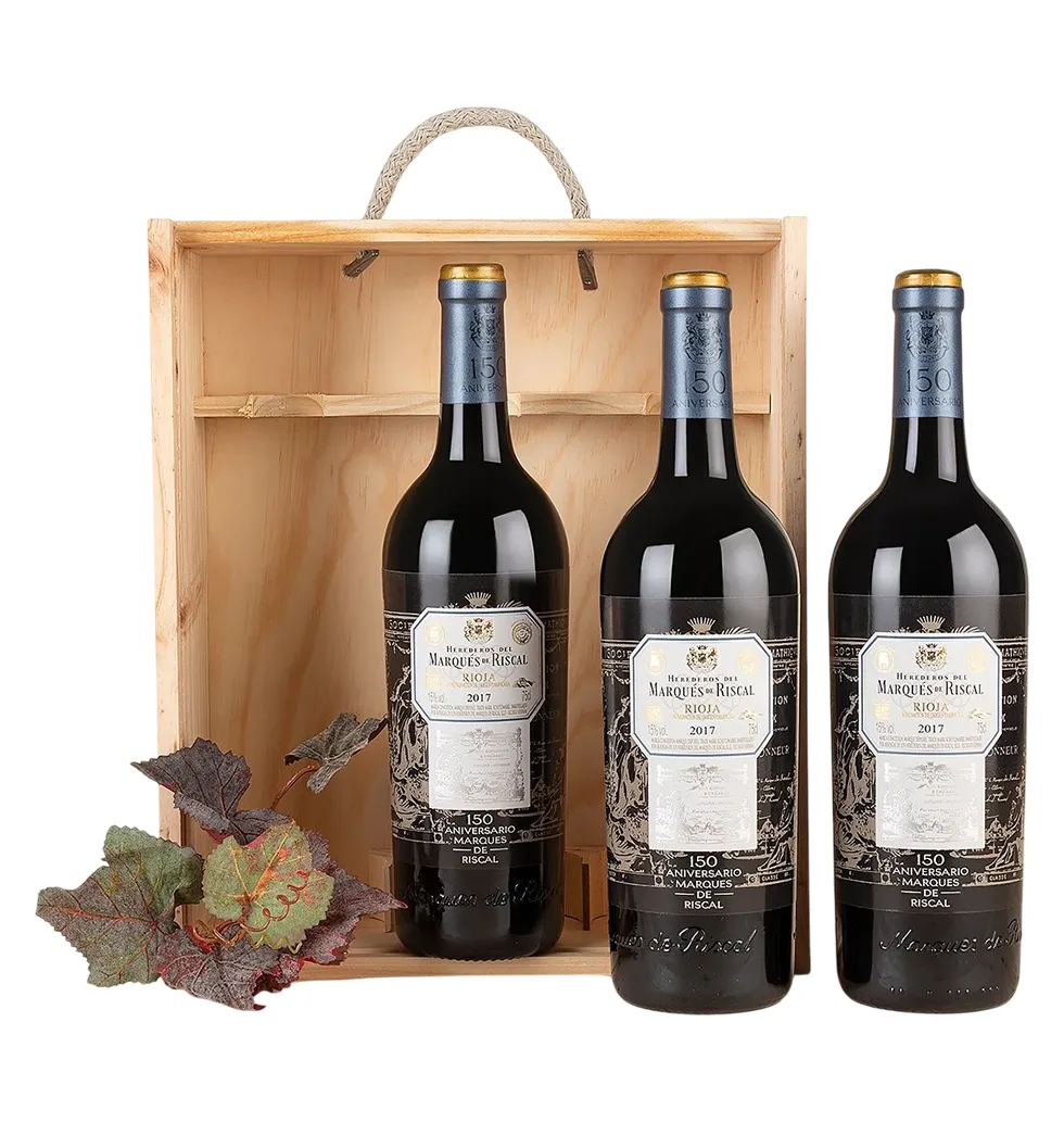 Vintage Red Wine Celebration Set