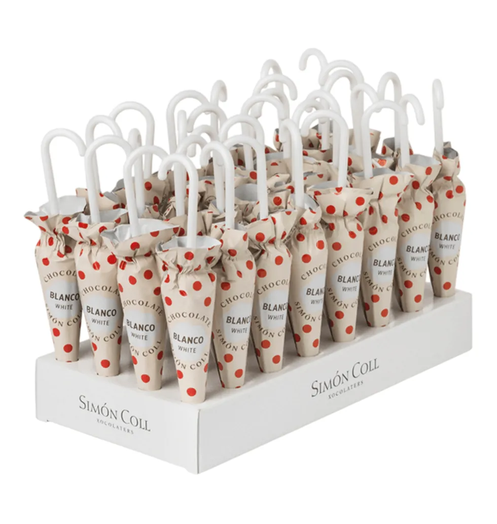 Creamy White Chocolate Umbrellas Set