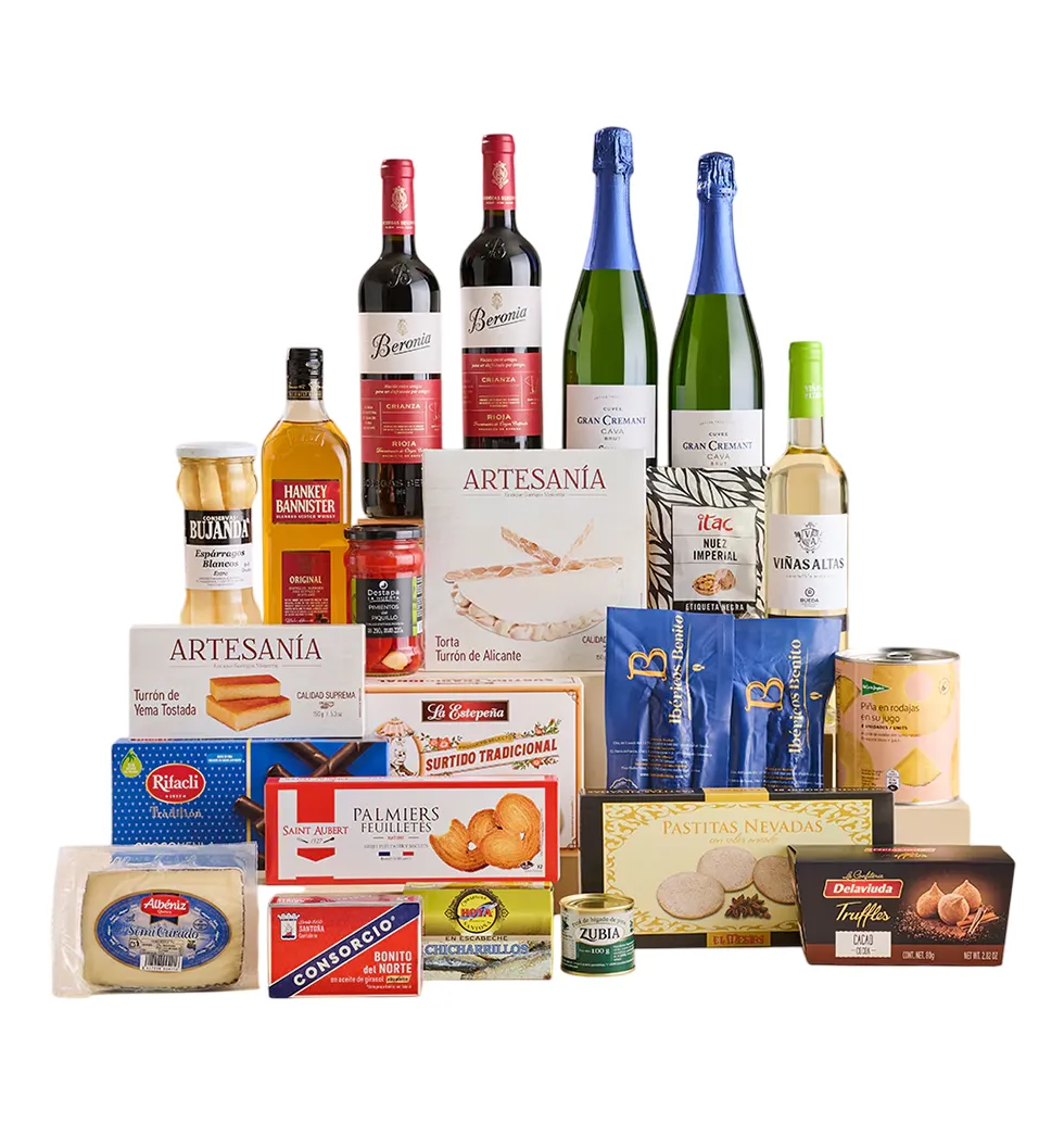 Elegant Iberian Spirits & Delicacies Set