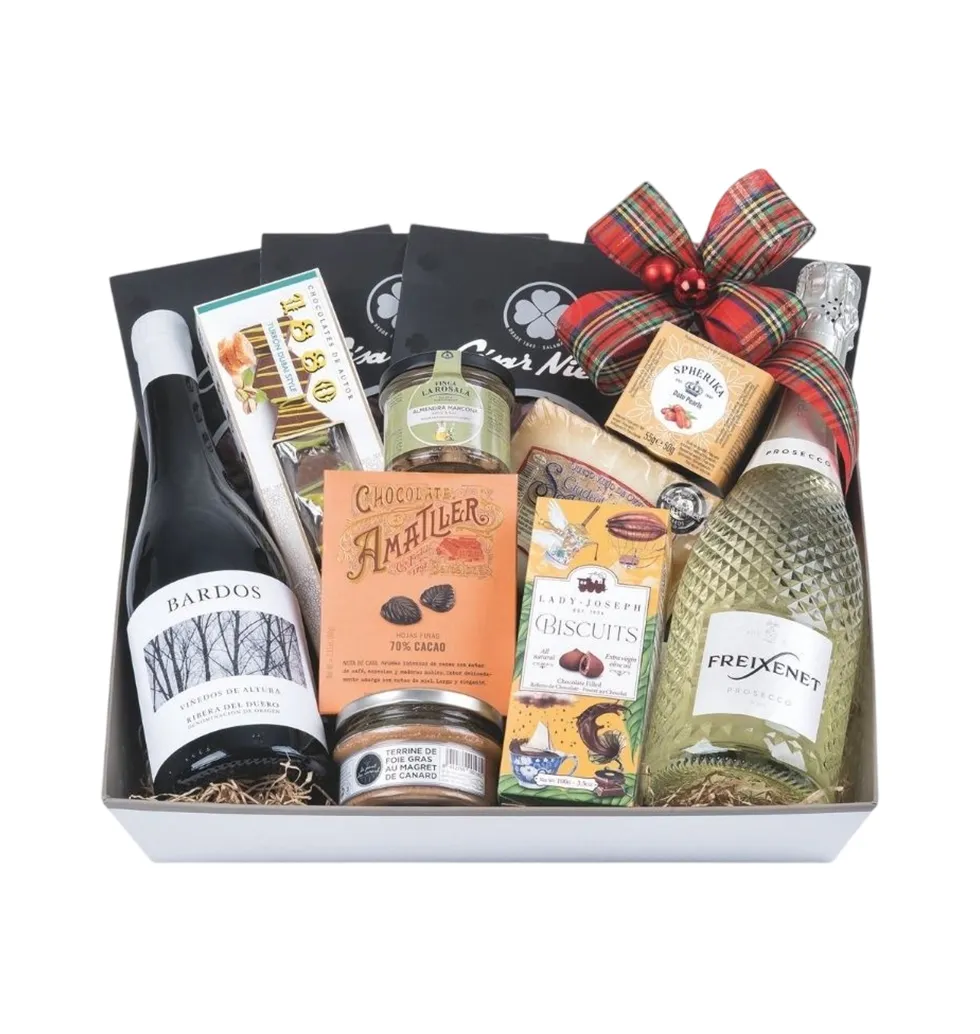Spanish-Italian Wine & Treats Hamper