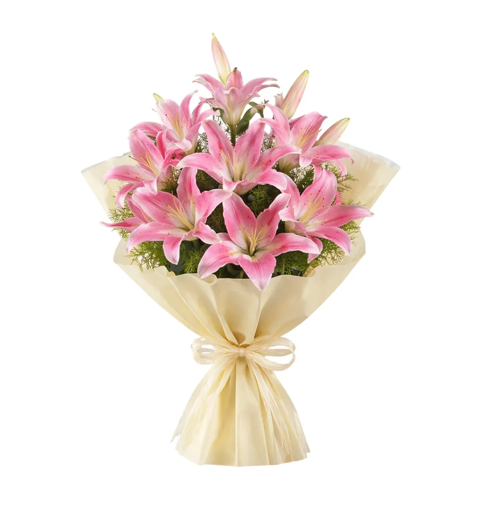 Elegant Pink Blooms Gift