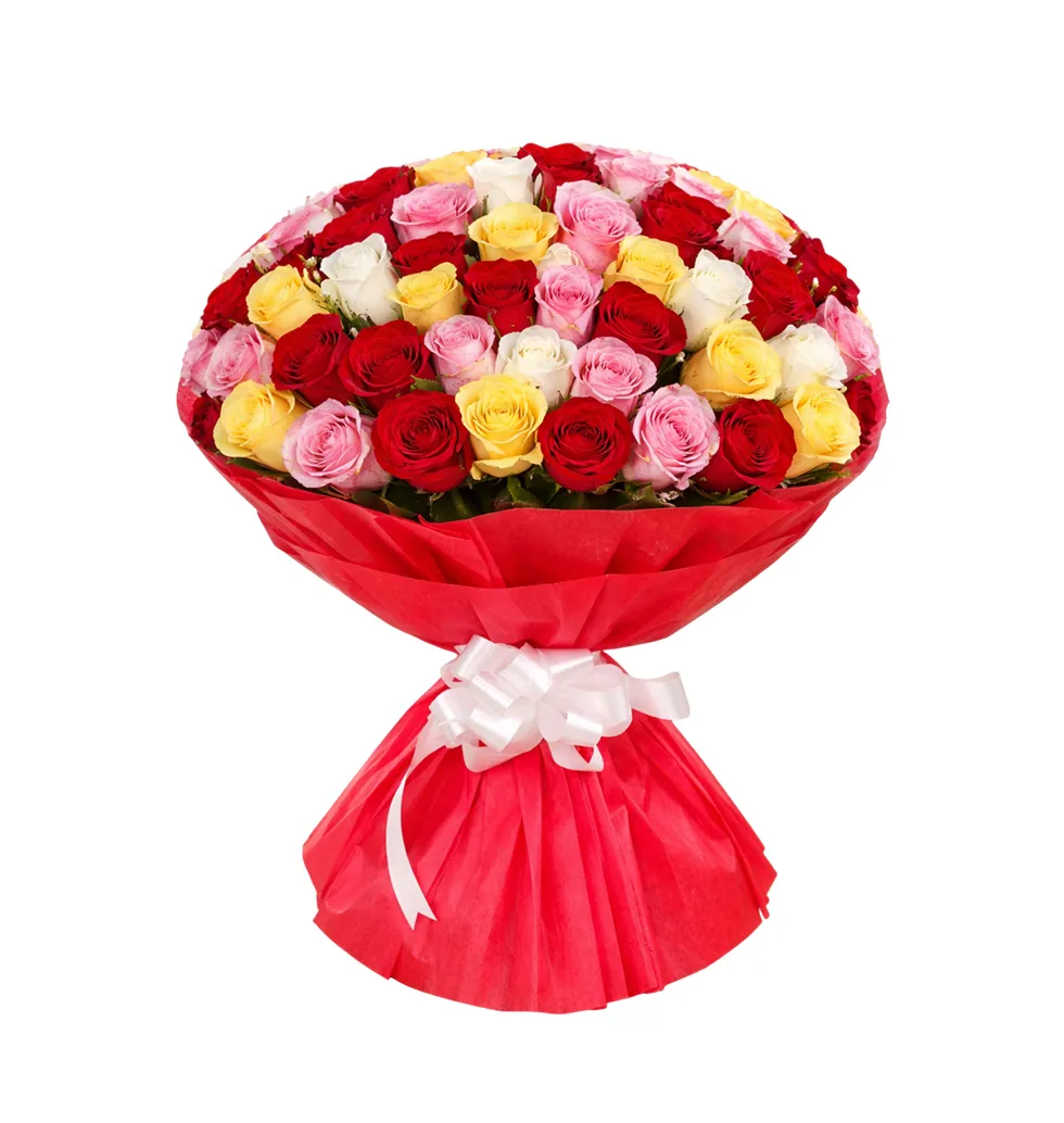 A Symphony of 60 Roses