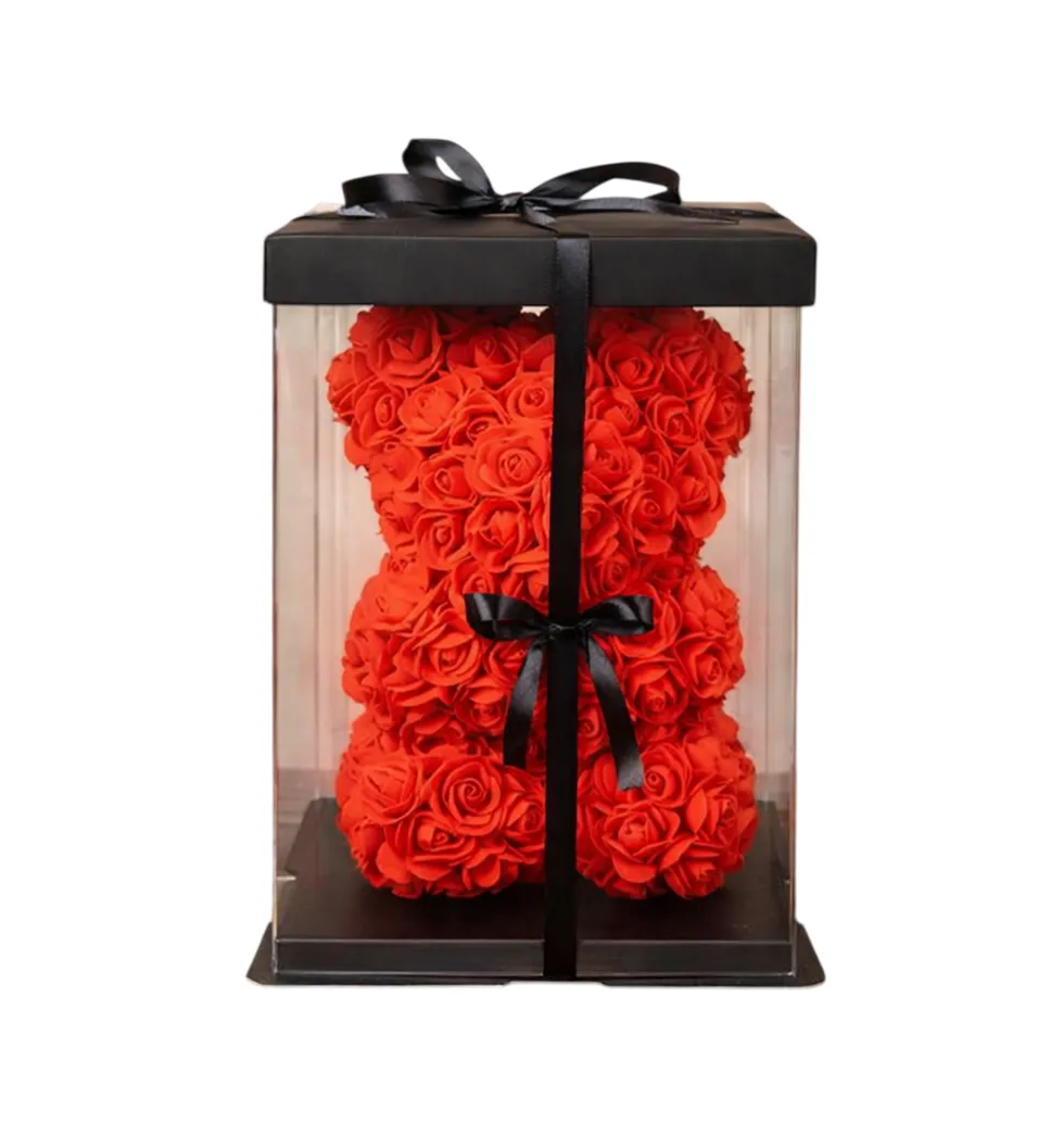 Enchanting Rose Bear Gift