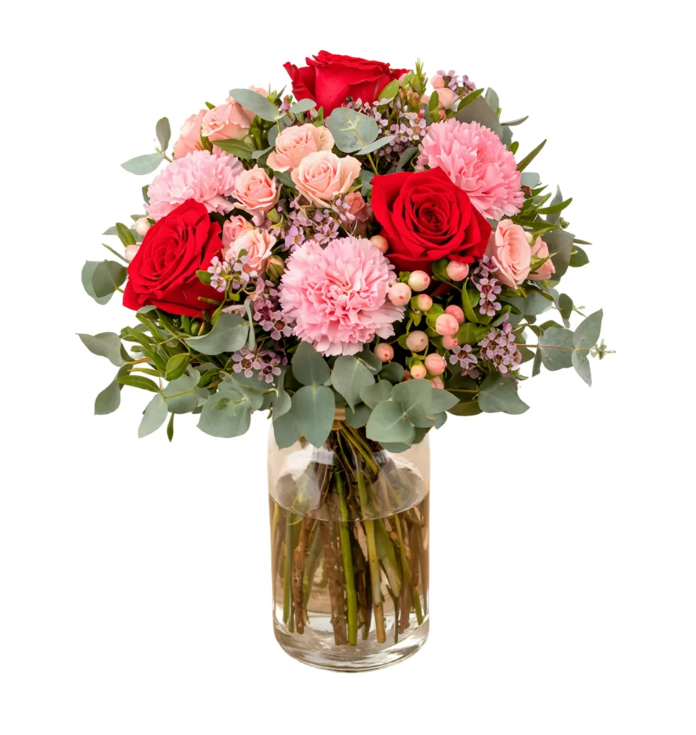 Classic Red Rose Arrangement