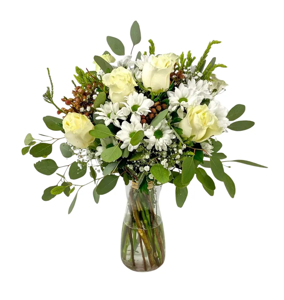 Whimsical Whites | Romantic Floral Arrangement